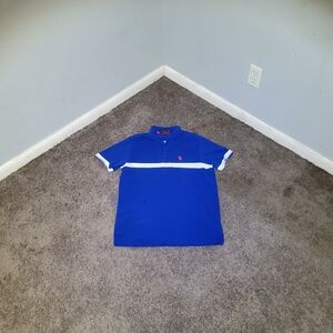 Blue polo t-shirt